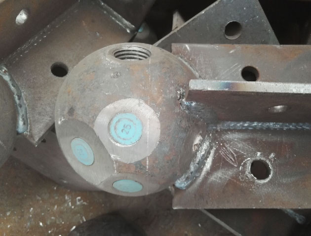 吉安螺栓球球塞，网架配件